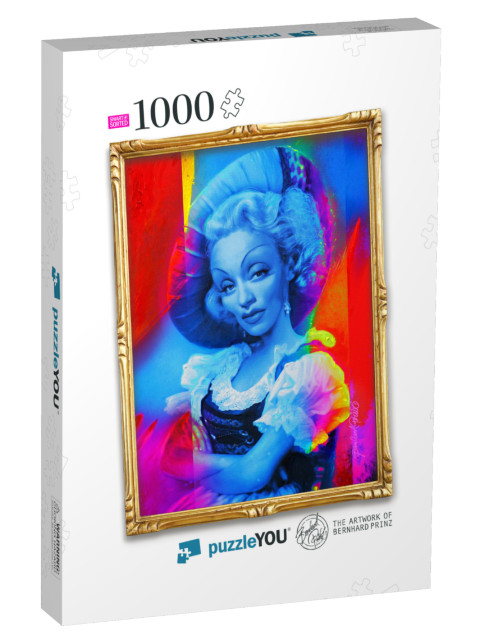 Marlene Dietrich Portrait Jigsaw Puzzle