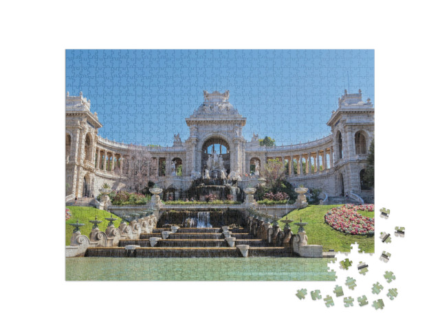 Palais Longchamp in Marseille, France... Jigsaw Puzzle with 1000 pieces