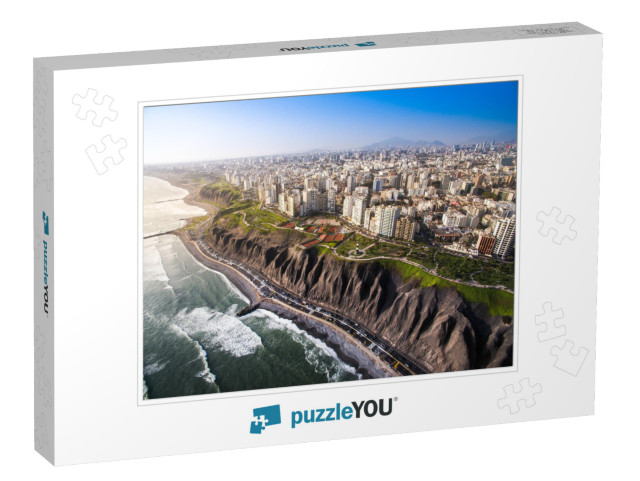 Lima, Peru Panoramic View of Lima from Miraflores... Jigsaw Puzzle