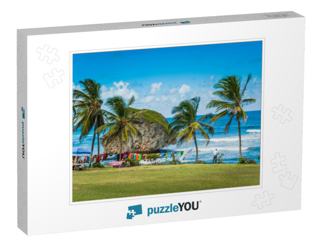 Barbados Shore Line in the Caribbean... Jigsaw Puzzle