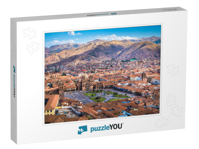 Panoramic View of Cusco Historic Center, Peru... Jigsaw Puzzle