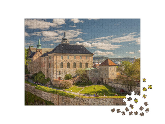 Akershus Fortress Oslo Norway... Jigsaw Puzzle with 1000 pieces