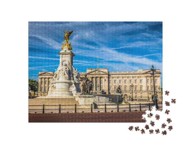 Buckingham Palace in London... Jigsaw Puzzle with 1000 pieces