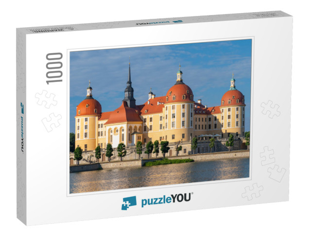 Schloss Moritzburg, a Baroque Castle in Moritzburg, Near... Jigsaw Puzzle with 1000 pieces