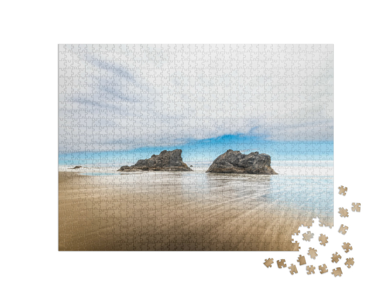 Ruby Beach on the West Coast, Olympic National Park, Wash... Jigsaw Puzzle with 1000 pieces