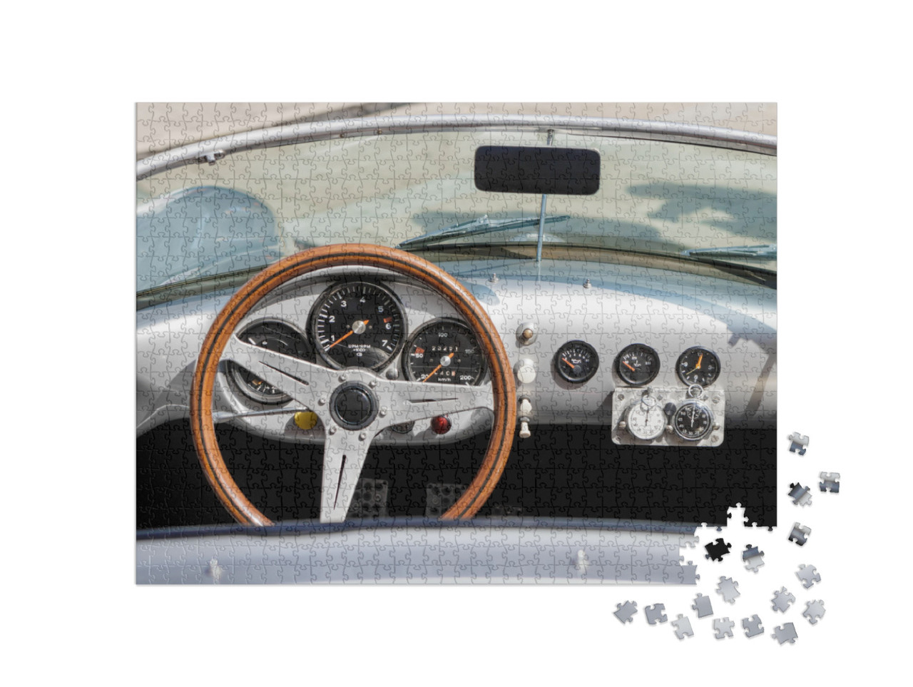 Detailed Photo of the Interior Dashboard, Steering Wheel... Jigsaw Puzzle with 1000 pieces