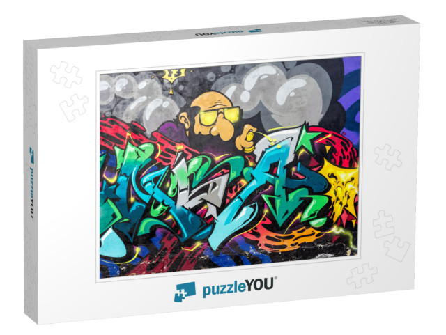 Art Under Ground. Beautiful Street Art Graffiti Style. th... Jigsaw Puzzle