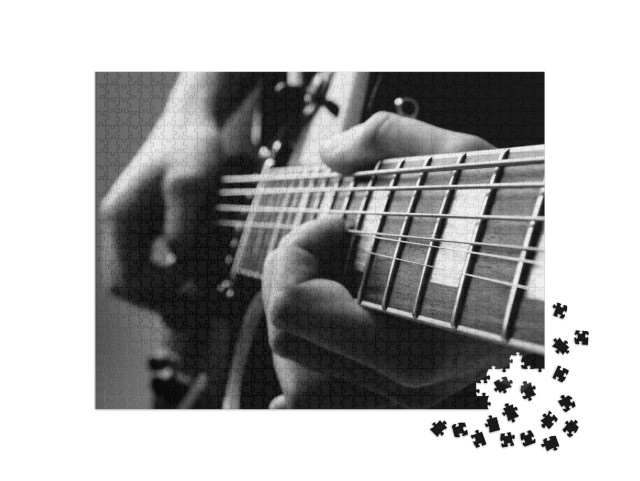 Play the Guitar... Jigsaw Puzzle with 1000 pieces