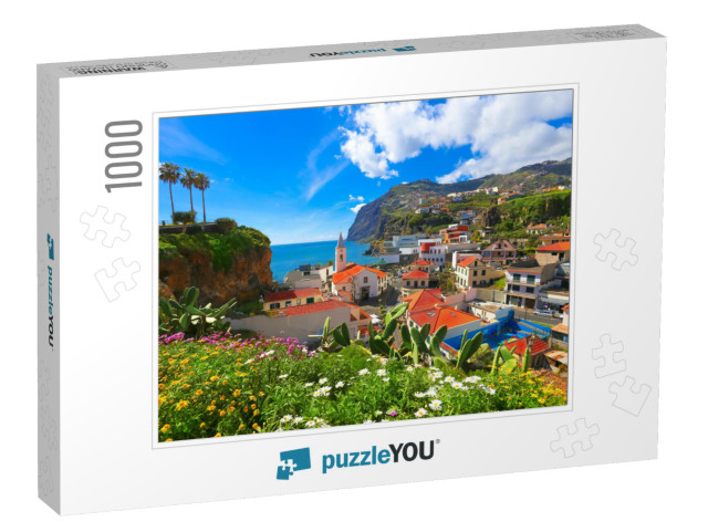 Beautiful Panorama Over the Cityscape of Camara De Lobos... Jigsaw Puzzle with 1000 pieces