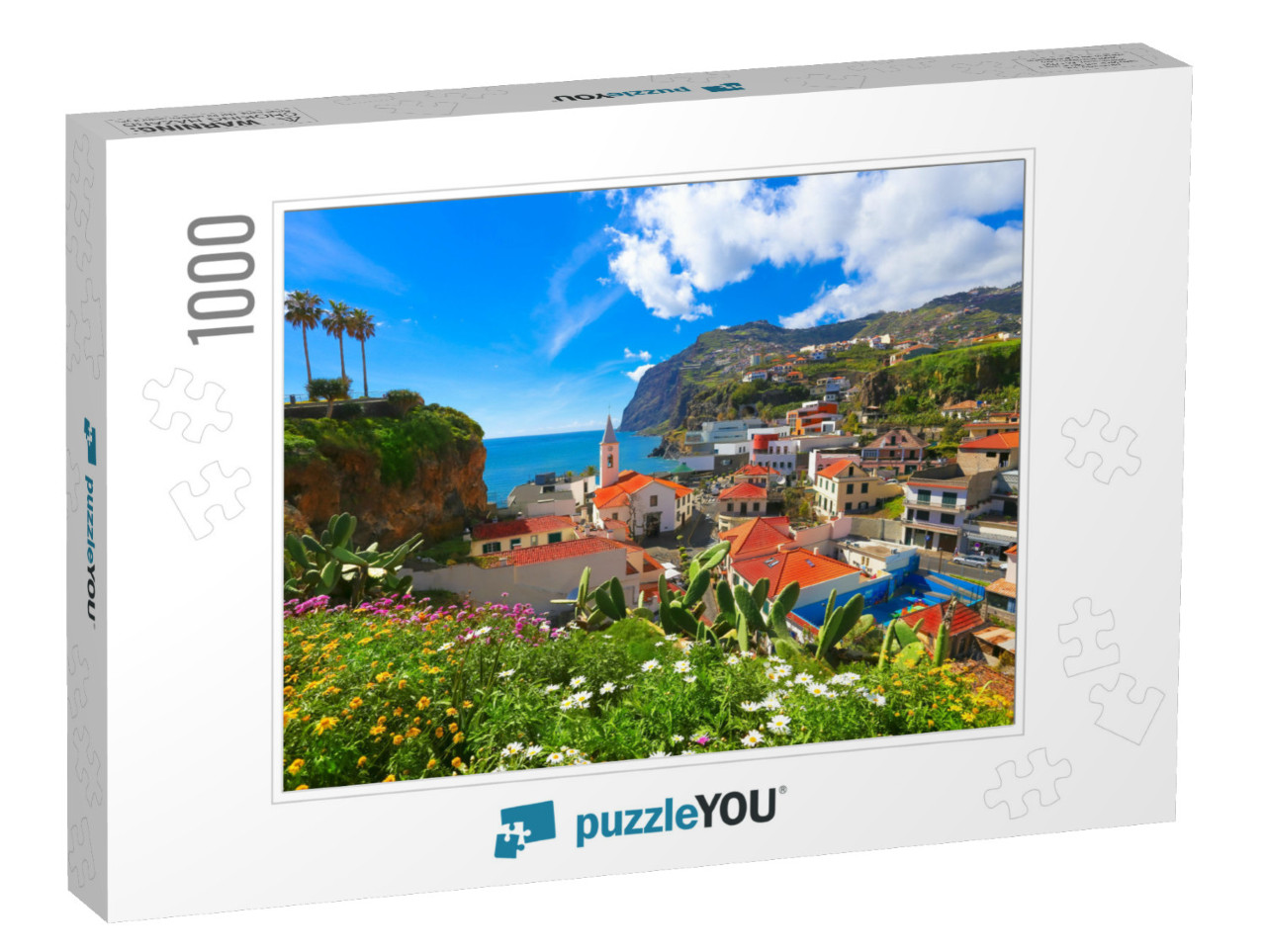 Beautiful Panorama Over the Cityscape of Camara De Lobos... Jigsaw Puzzle with 1000 pieces