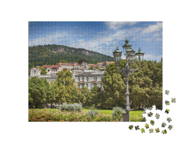 Summer Landscape in Baden Baden... Jigsaw Puzzle with 1000 pieces