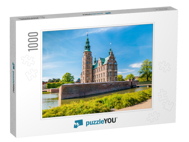 The Rosenborg Castle in Copenhagen, Denmark. Dutch Renais... Jigsaw Puzzle with 1000 pieces