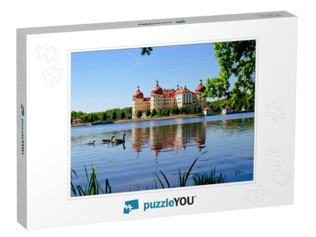 The Beautiful Castle of Moritzburg in Saxony, Germany... Jigsaw Puzzle