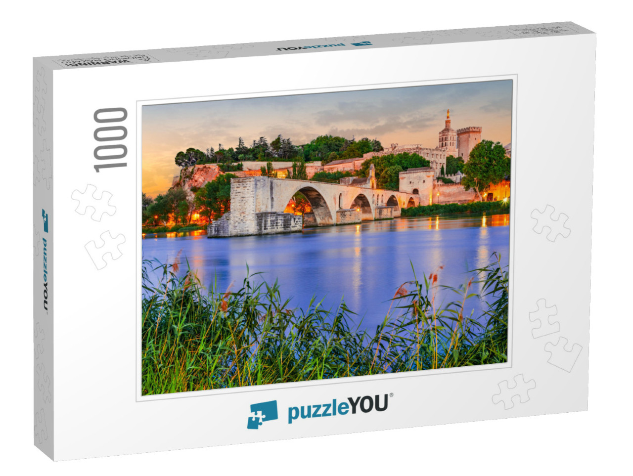 Avignon, France - Pont Saint-Benezet Famous on the Rhone... Jigsaw Puzzle with 1000 pieces