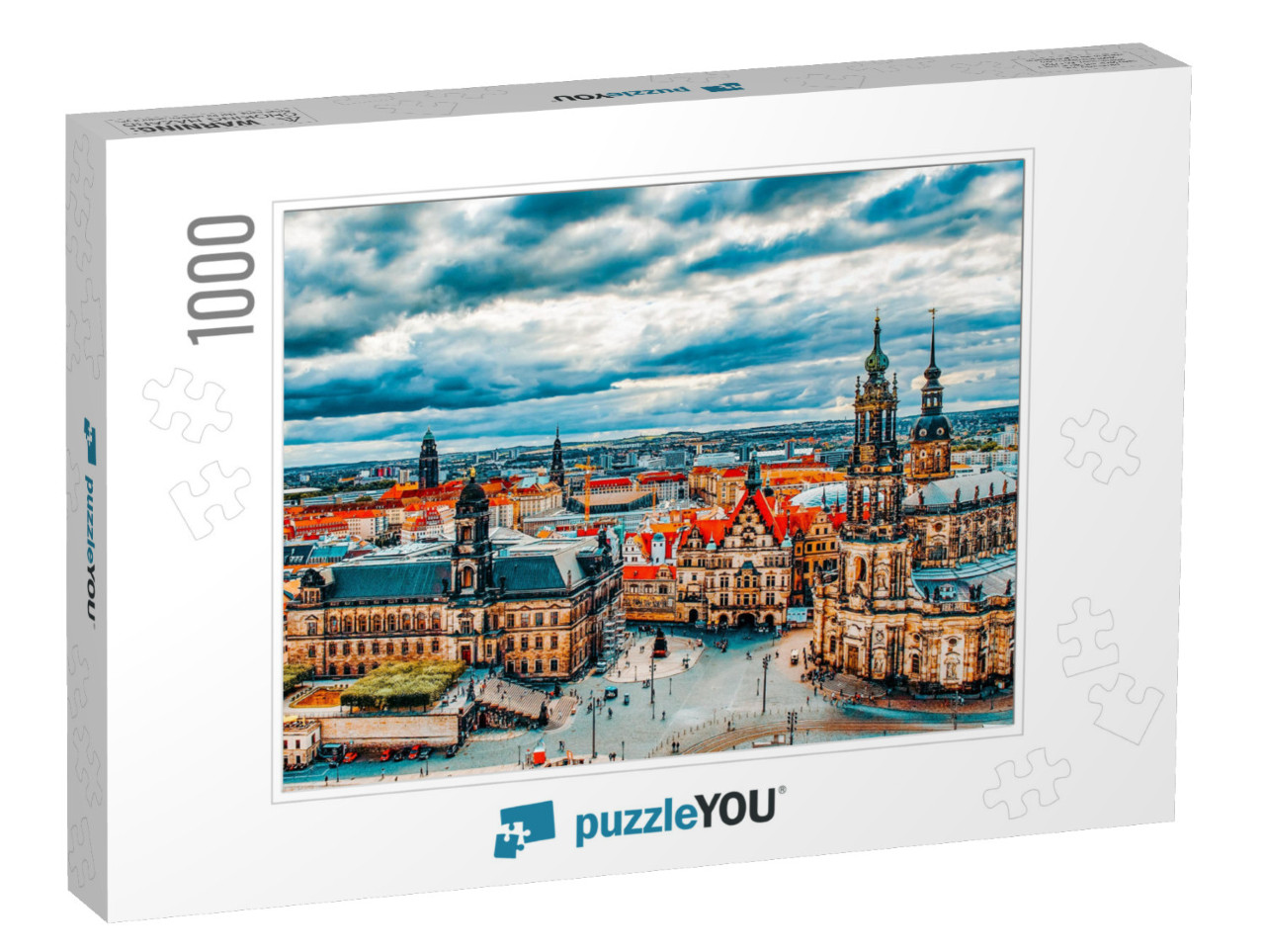 Historical Center of the Dresden Old Town. Dresden Has a... Jigsaw Puzzle with 1000 pieces