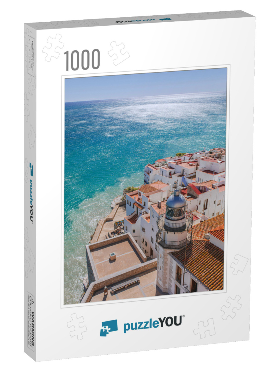 Lighthouse of Peniscola Valencia, Spain... Jigsaw Puzzle with 1000 pieces