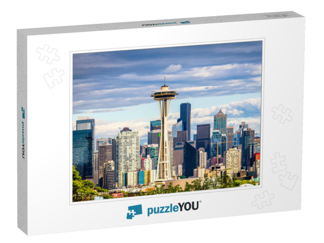 Seattle, Washington, USA Downtown Skyline... Jigsaw Puzzle