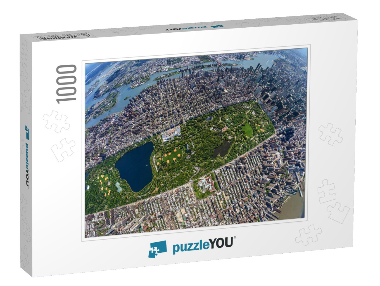 Central Park Manhattan New York Aerial View from Top Posi... Jigsaw Puzzle with 1000 pieces