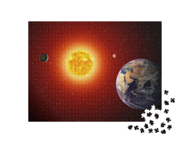 Solar System Collage Images from Www. Nasa. Gov... Jigsaw Puzzle with 1000 pieces