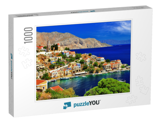 Wonderful Greece. Symi Island, Dodecanese... Jigsaw Puzzle with 1000 pieces