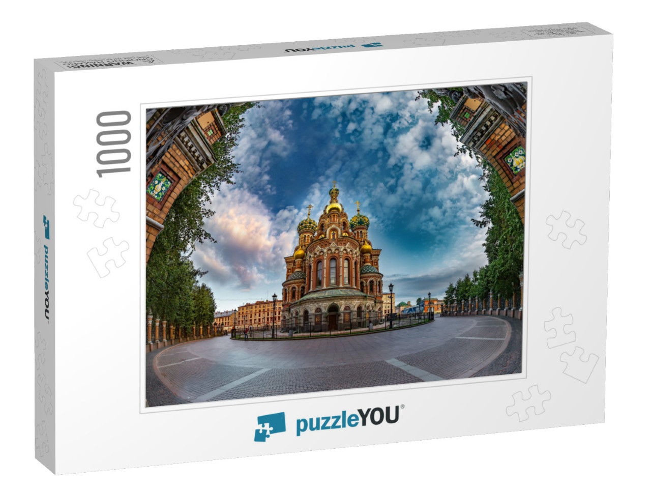 Savior on Spilled Blood. Orthodox Church. St. Petersburg... Jigsaw Puzzle with 1000 pieces