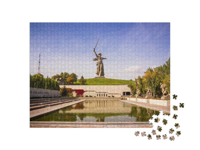 Memorial Complex Heroes of the Battle of Stalingrad on th... Jigsaw Puzzle with 1000 pieces