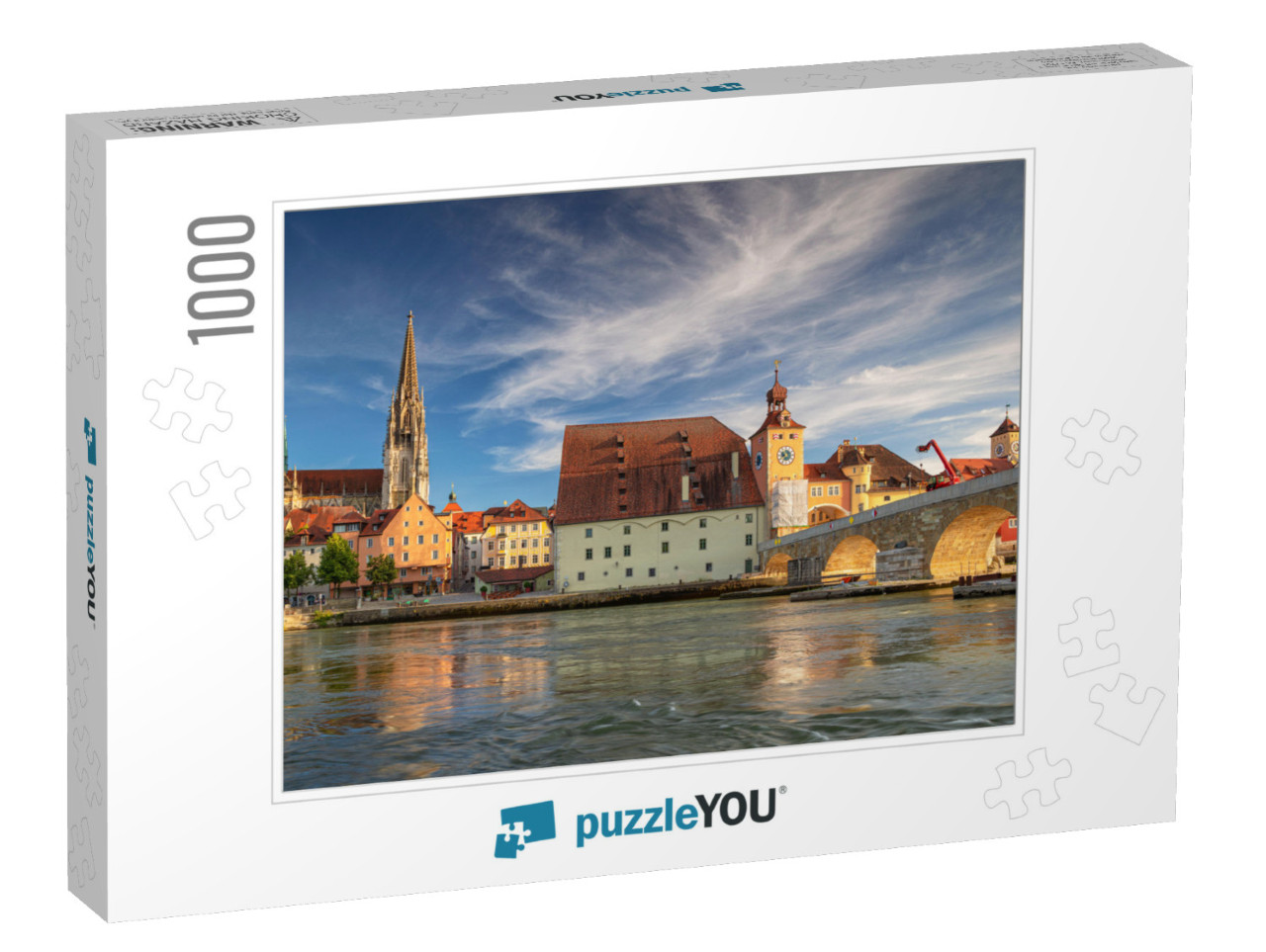 Regensburg, Germany. Panoramic Cityscape Image of Regensb... Jigsaw Puzzle with 1000 pieces