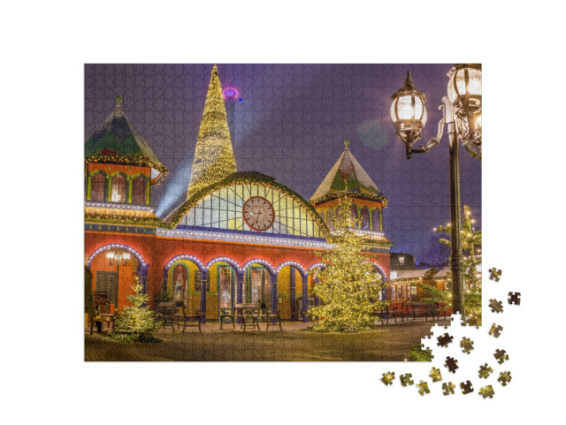 Tivoli, Copenhagen, Denmark... Jigsaw Puzzle with 1000 pieces