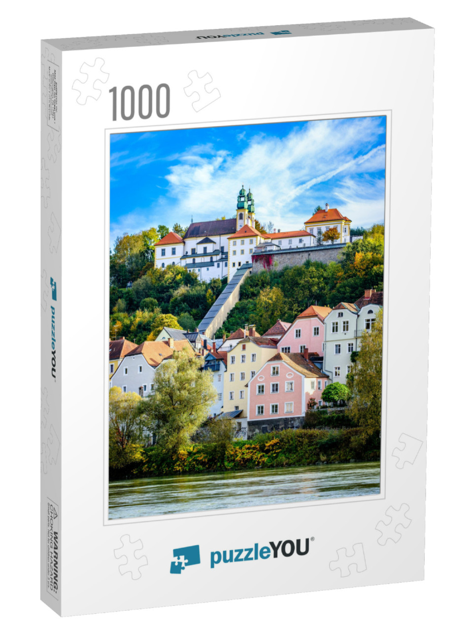 Old Town of the Famous Bavarian Village Passau... Jigsaw Puzzle with 1000 pieces