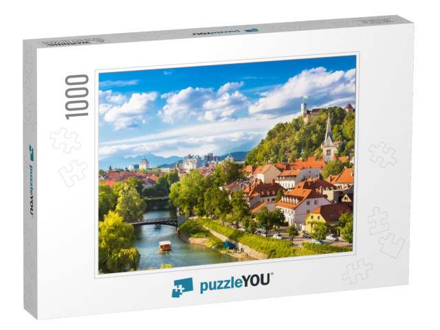 Cityscape of the Slovenian Capital Ljubljana... Jigsaw Puzzle with 1000 pieces