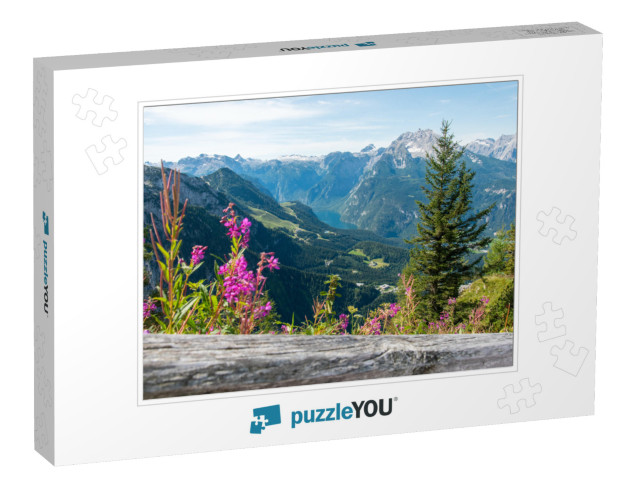 View from the Kehlsteinhaus to Lake Koenigssee, Obersalzb... Jigsaw Puzzle