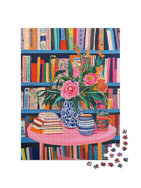 Flowers Books And You Jigsaw Puzzle with 1000 pieces