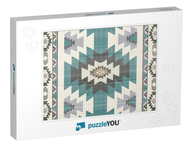 Navajo Tribal Seamless Pattern: Traditional Indigenous Art Jigsaw Puzzle