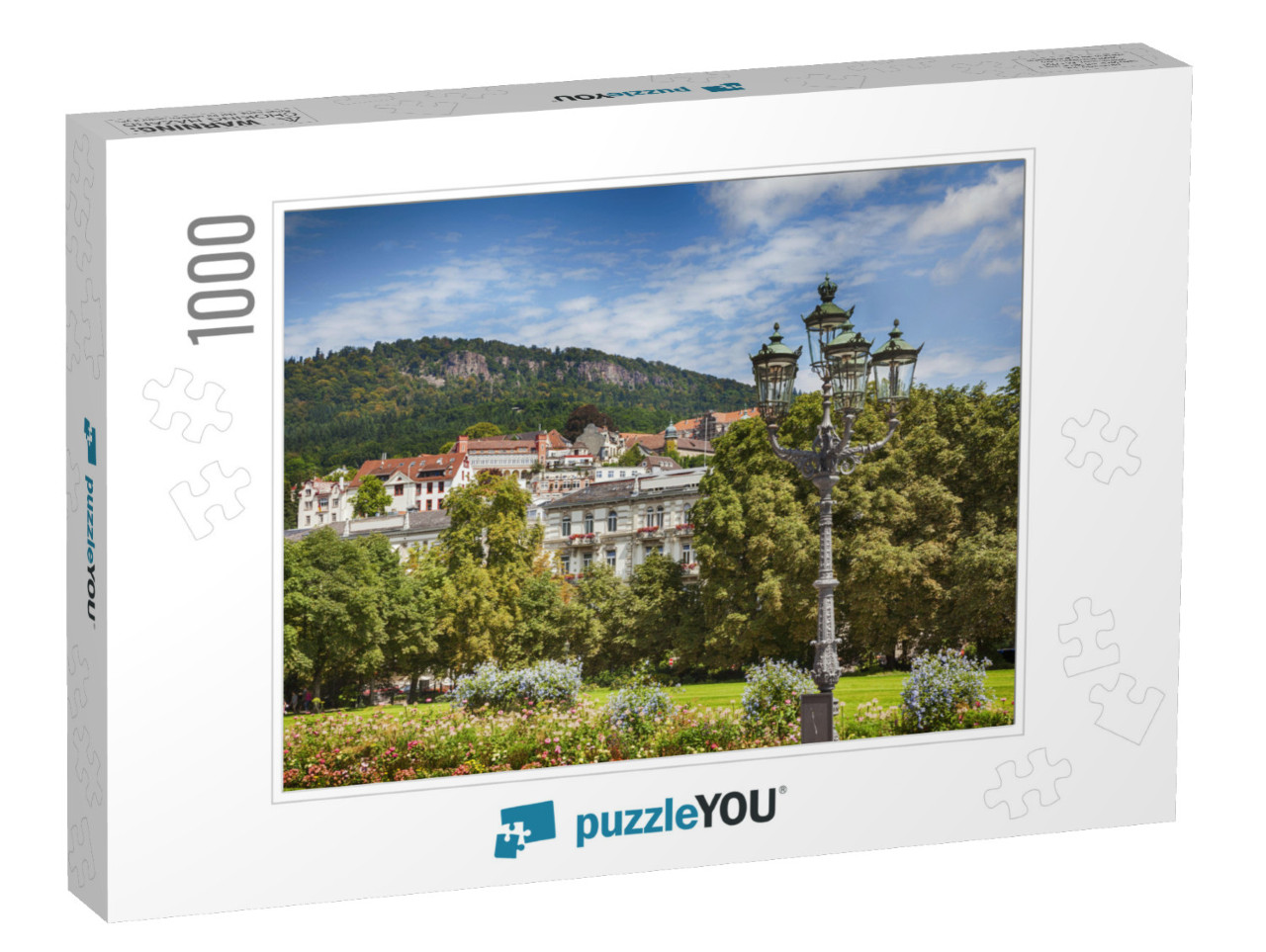 Summer Landscape in Baden Baden... Jigsaw Puzzle with 1000 pieces