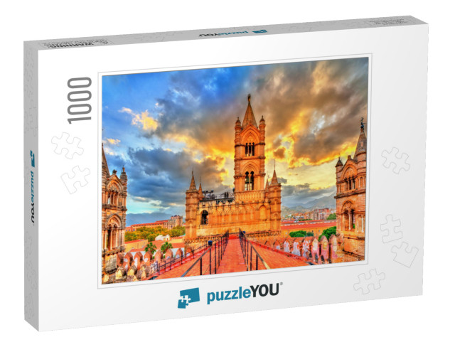 Palermo Cathedral, a UNESCO World Heritage Site in Sicily... Jigsaw Puzzle with 1000 pieces