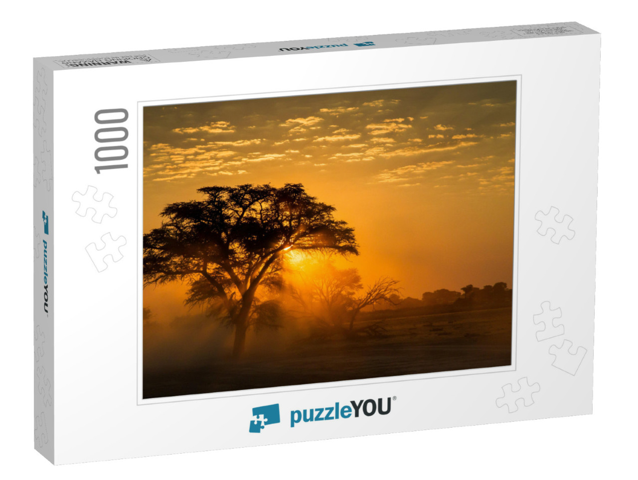 Botswana Sunset... Jigsaw Puzzle with 1000 pieces