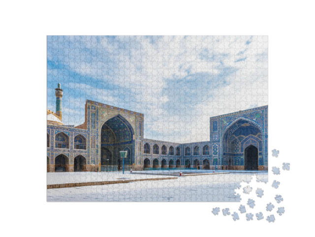 Shah Mosque Jameh Abbasi Mosque, Imam Mosque is a Mosque... Jigsaw Puzzle with 1000 pieces