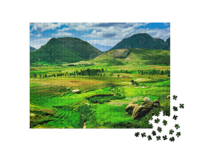 Madagascar Landscape... Jigsaw Puzzle with 1000 pieces