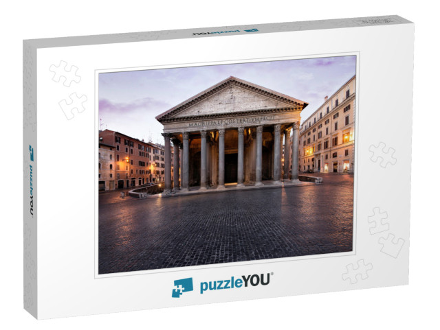 Beautiful View in Rome. Landmark Photography About Italia... Jigsaw Puzzle