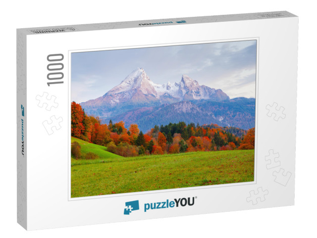 Typical Mountain Scenery in the Background of the Famous... Jigsaw Puzzle with 1000 pieces