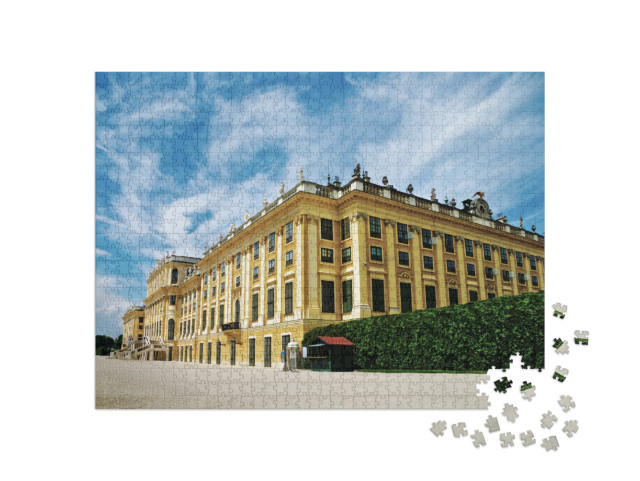 Schonbrunn Palace in Vienna. Austria... Jigsaw Puzzle with 1000 pieces