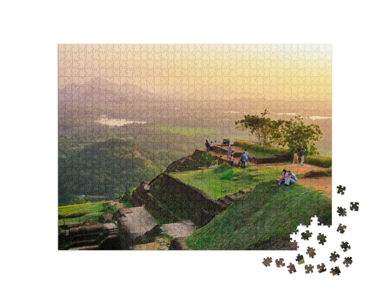 Sigiriya Rock, Sri Lanka... Jigsaw Puzzle with 1000 pieces